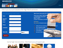 Tablet Screenshot of merchanthighrisk.com